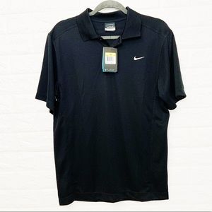 NWT Men's Nike Dri-FIT Golf Polo: Small, black
